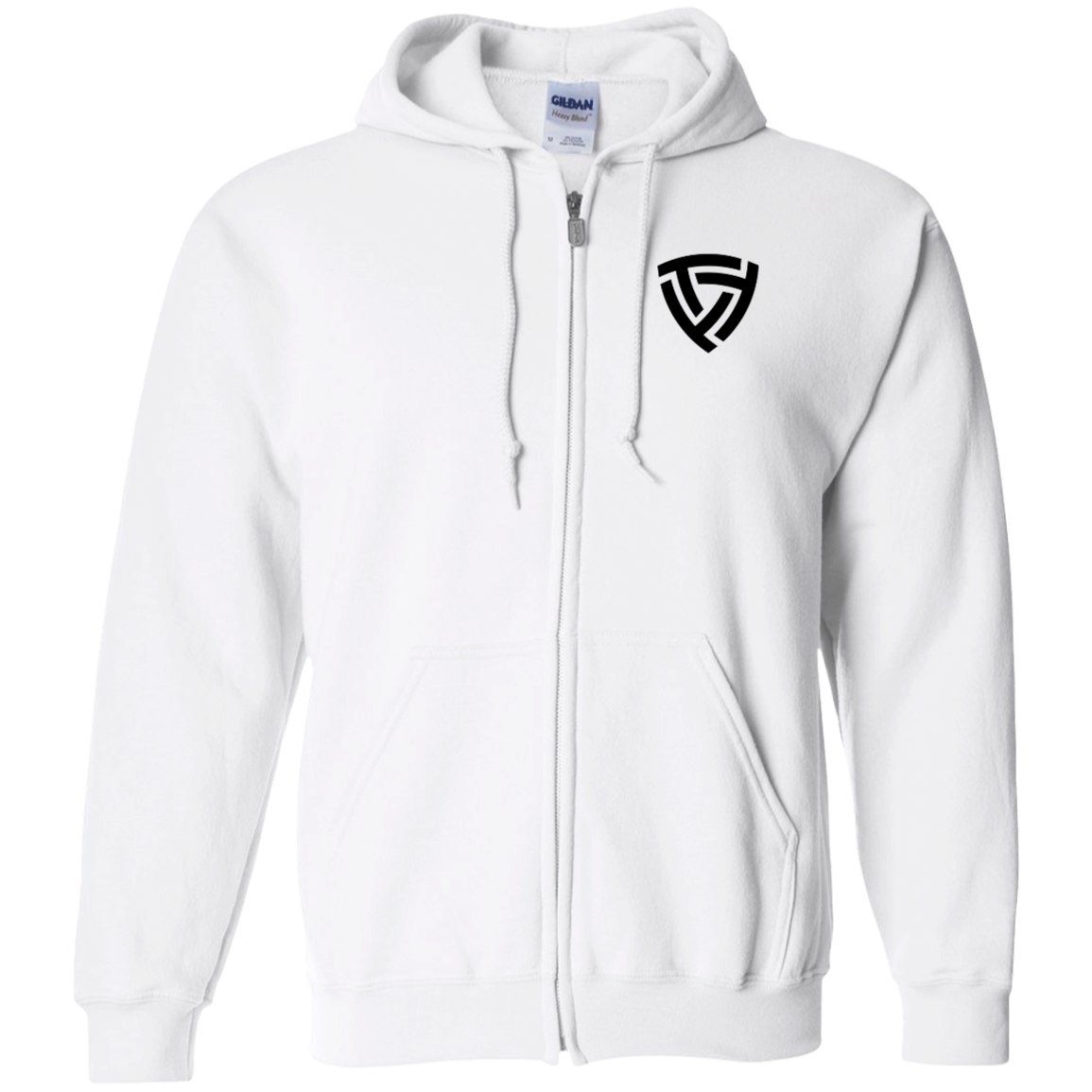 G186 Gildan Zip Up Hooded Sweatshirt