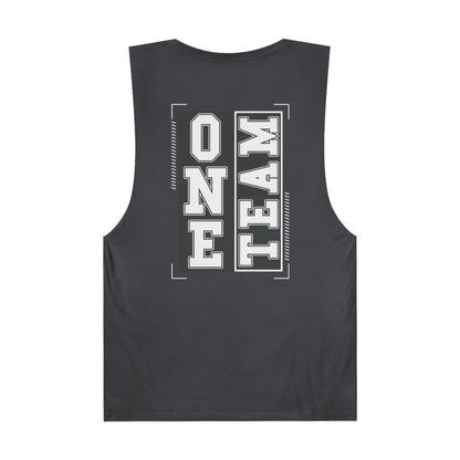 Unisex Barnard Tank - One Team Athletic Sleeveless Tee, Sports Wear, Team Spirit Shirt, Workout Tank Top, Casual Summer Top
