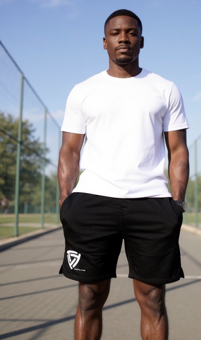 Topsela Mens sweat shorts above the Knee